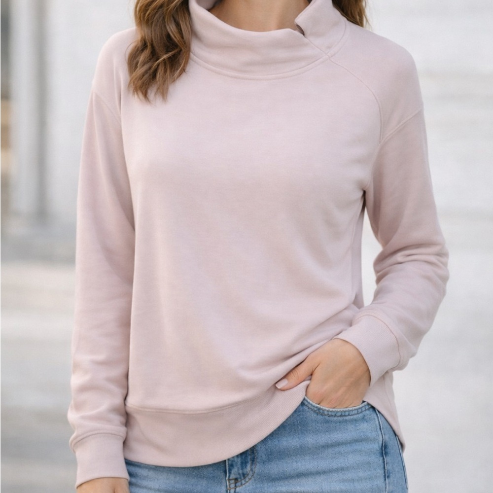 Thrive Societe TS by Thrive Modal Pullover Sweatshirt in Pink